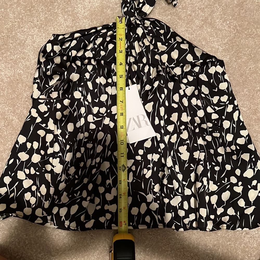 ZARA FLOWY PRINT TOP - Picture 8 of 8
